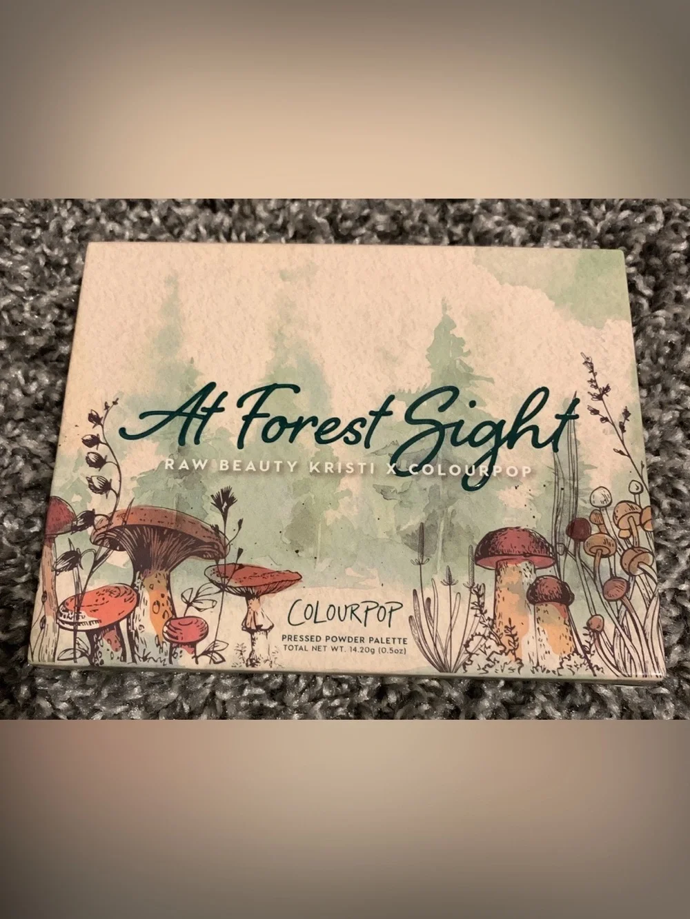 ColourPop Raw Beauty Kristi At Forest Sight eyeshadow palette Limited Edition